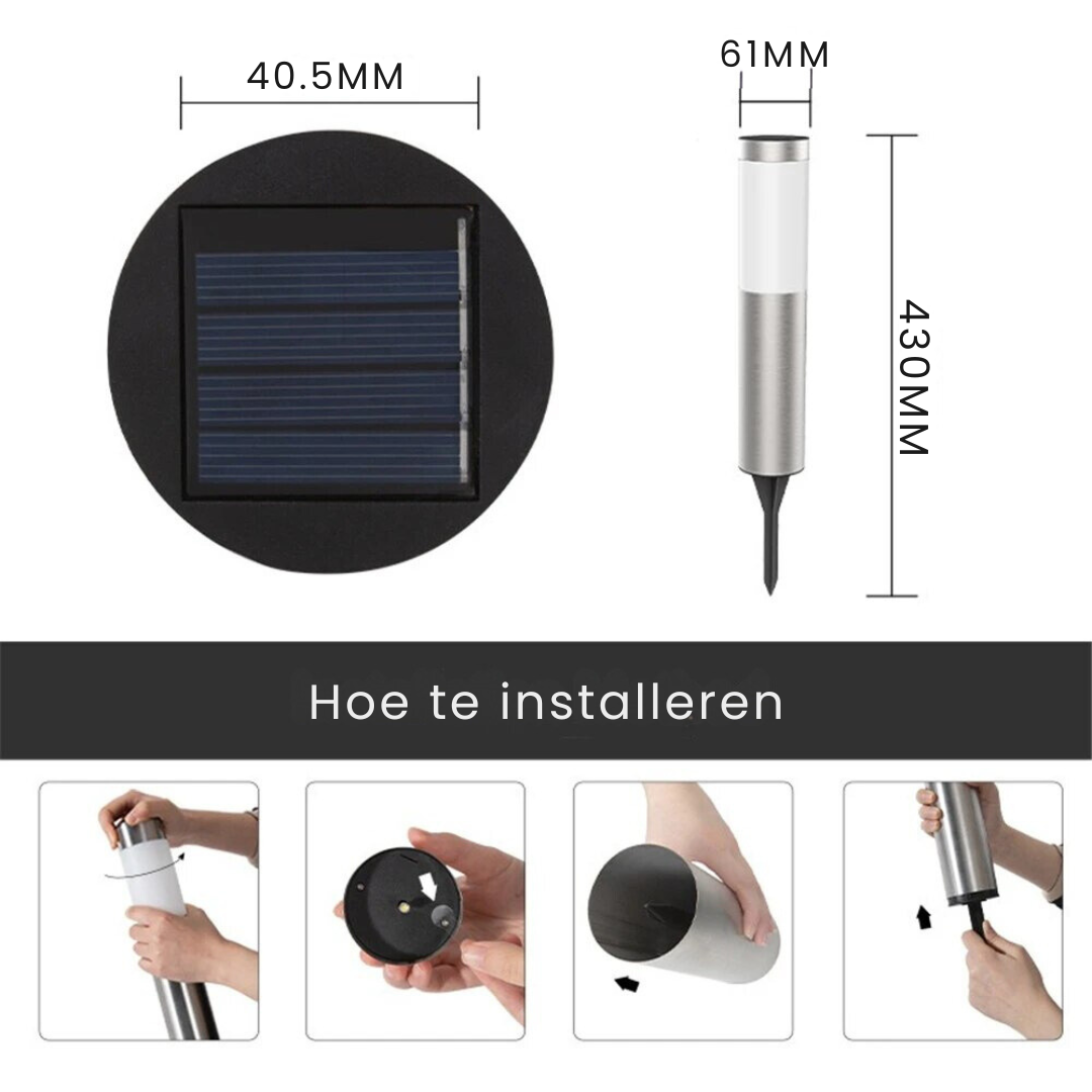 SolarPriklamp™ | Solar LED-aangedreven Verlichting