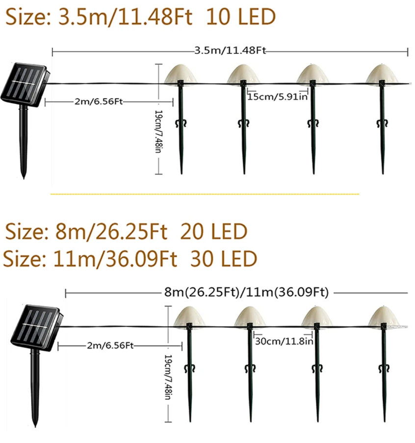 SolarShrooms™ | Solar LED-aangedreven Verlichting